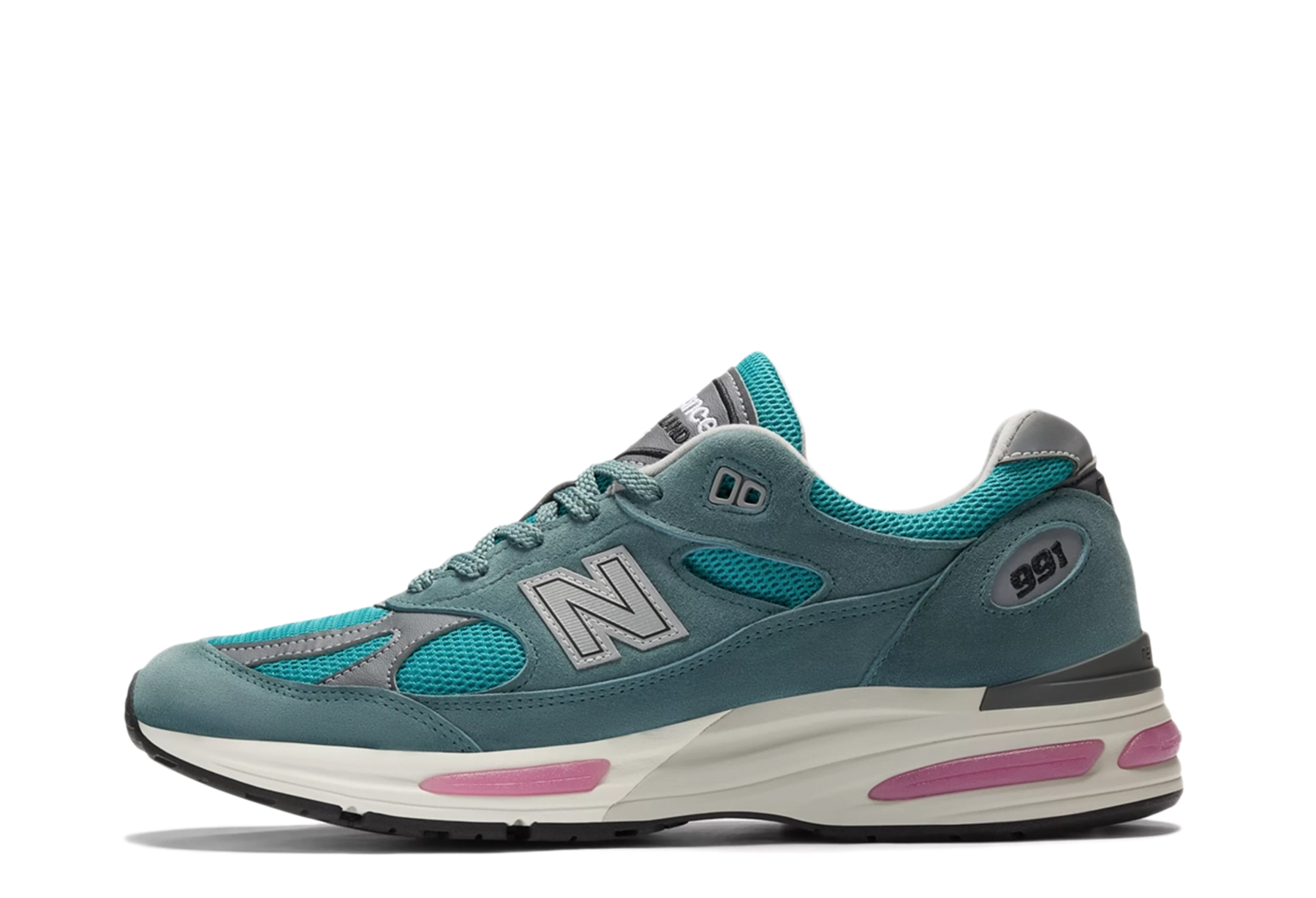New Balance 991v2 Made in UK 'Porcelain Green' (2026) Porcelain Green/Trooper/Silver sneaker – authenticated on KLEKT