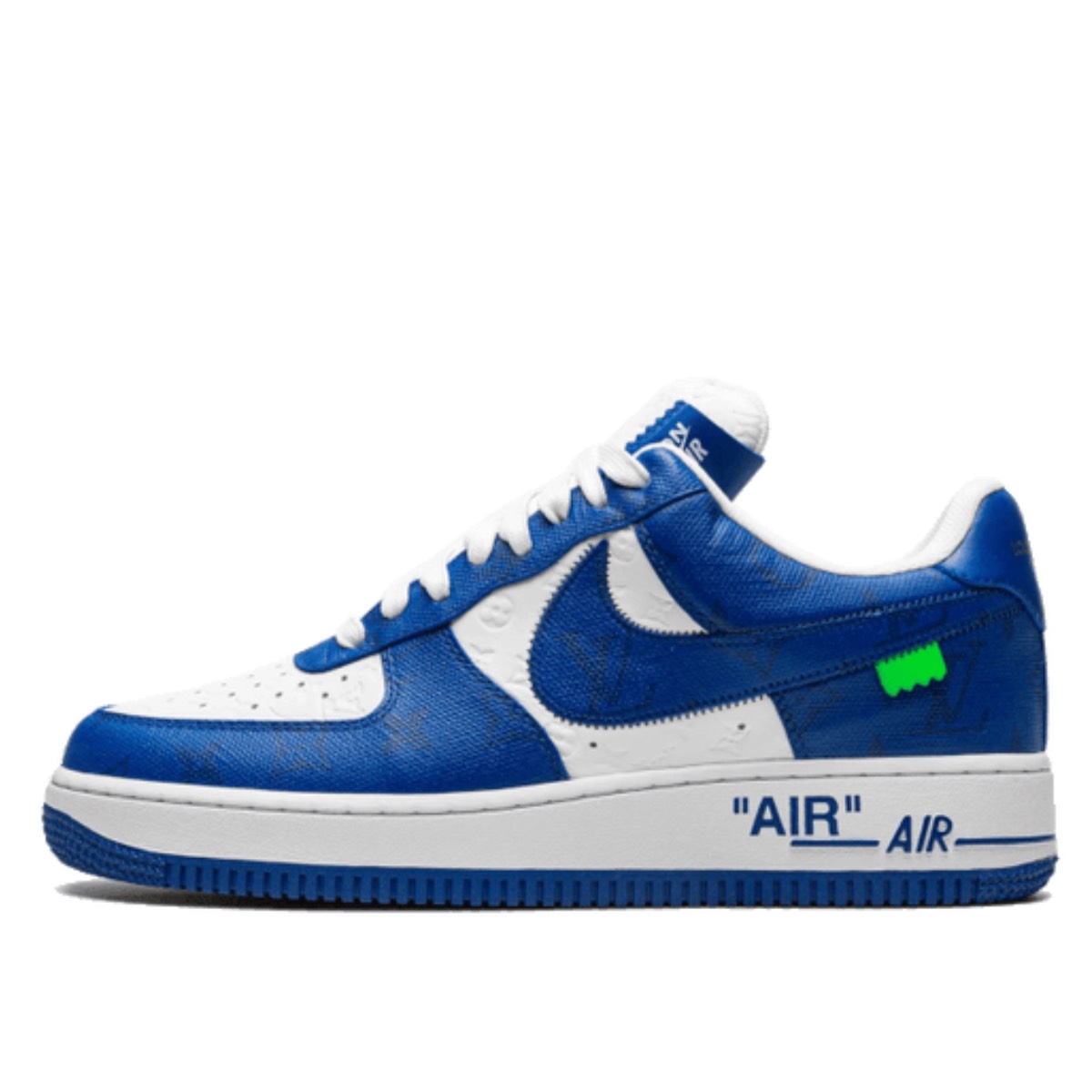 Nike x Louis Vuitton Air Force 1 'White Blue' sneaker – authenticated on KLEKT