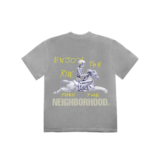 Travis Scott Cactus Jack x Neighborhood Carousel T-Shirt Grey (SS21)