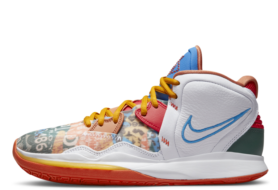 Nike Kyrie Infinity Multicolor (2022) White/University Red/University Gold/Light Photo Blue sneaker – authenticated on KLEKT