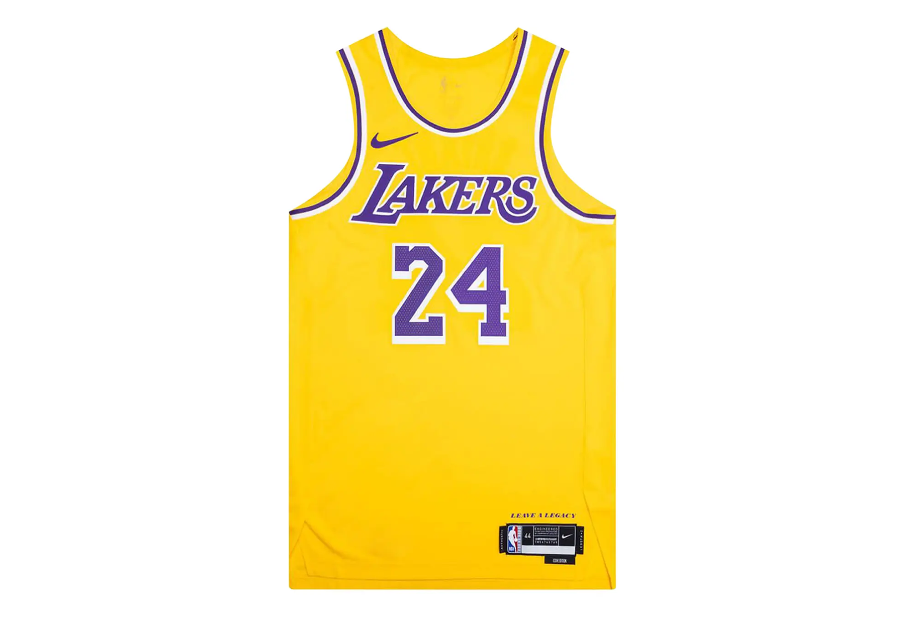 yellow 24 kobe jersey