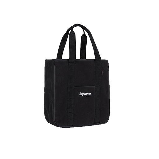 Polartec Fleece Tote Bag Black (FW18) Brand New