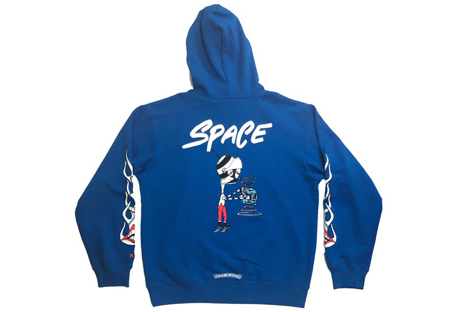Chrome Hearts Matty Boy Space Hoodie Blue BLUE sneaker – authenticated on KLEKT
