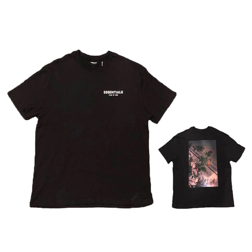 Fear Of God ESSENTIALS Photo T-Shirt Black (FW19)