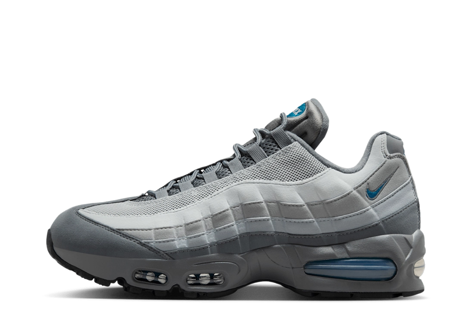 Nike Air Max 95 OG 'Smoke Grey & Green Abyss' (2025) Smoke Grey/Green Abyss-Wolf Grey sneaker – authenticated on KLEKT