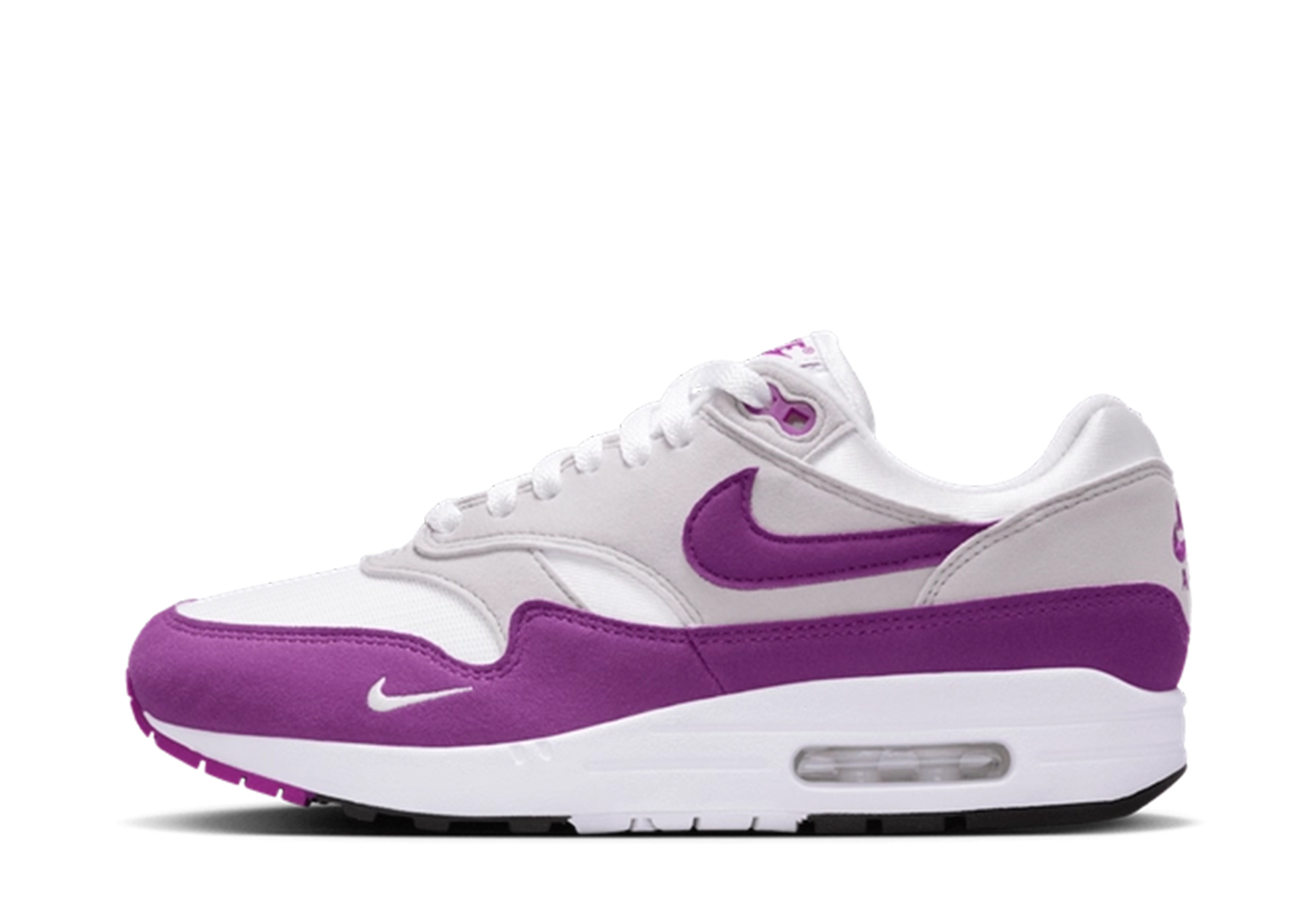 Nike Air Max 1 '87 WMNS 'Bold Berry' - Mini-Swoosh (2024) White/Bold Berry/Neutral Grey/Black sneaker – authenticated on KLEKT