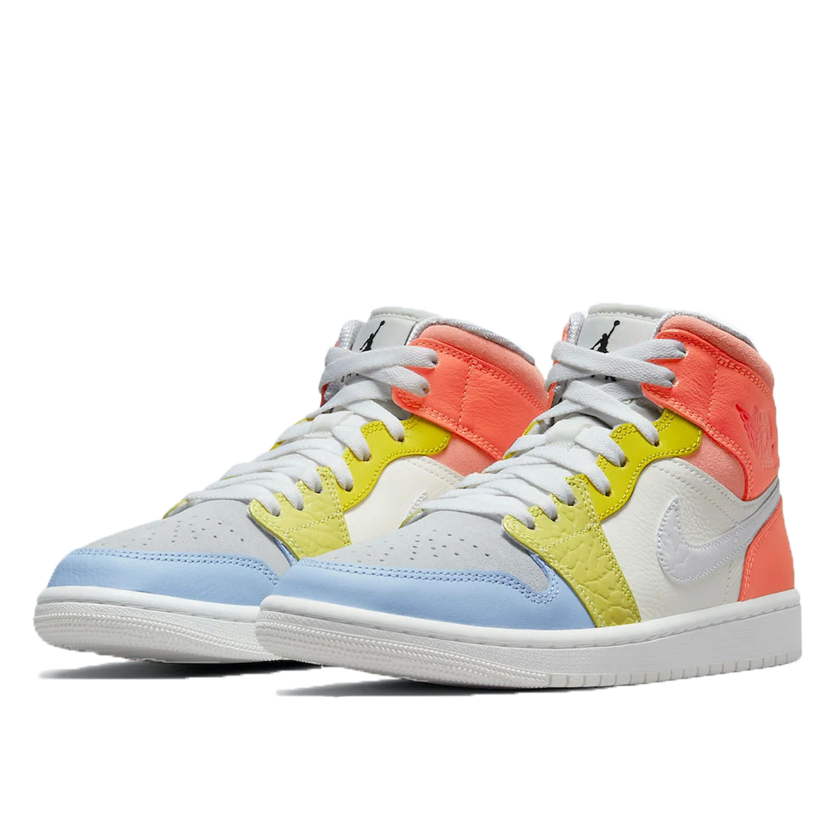 Air Jordan 1 Mid WMNS 'To My First Coach' (2021) SAIL/ WHITE/LEMON/OPTI YELLOW sneaker – authenticated on KLEKT