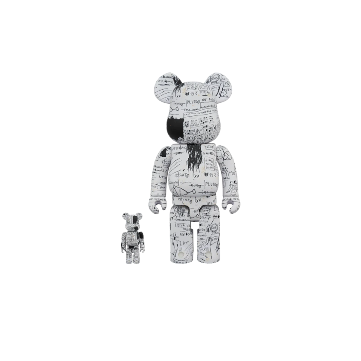 Bearbrick Jean-Michel Basquiat 3 100% & 400% Set White (2019) WHITE/BLACK sneaker – authenticated on KLEKT