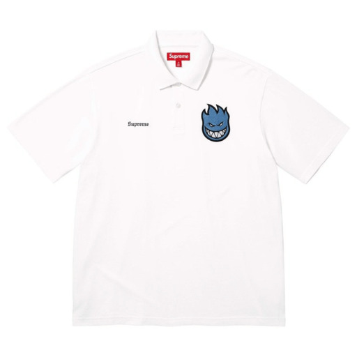Supreme x Spitfire Polo 'White' (2026) – authenticated on KLEKT