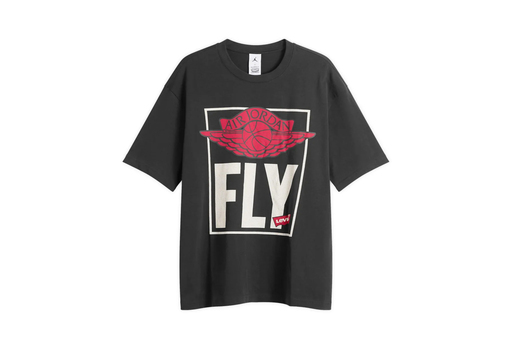 Air Jordan x Levi's T-Shirt 'Black' (2026) – authenticated on KLEKT