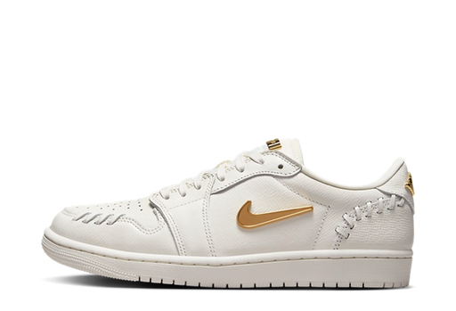 Air Jordan 1 Low Method of Make 'Sail Metallic Gold' (2024)