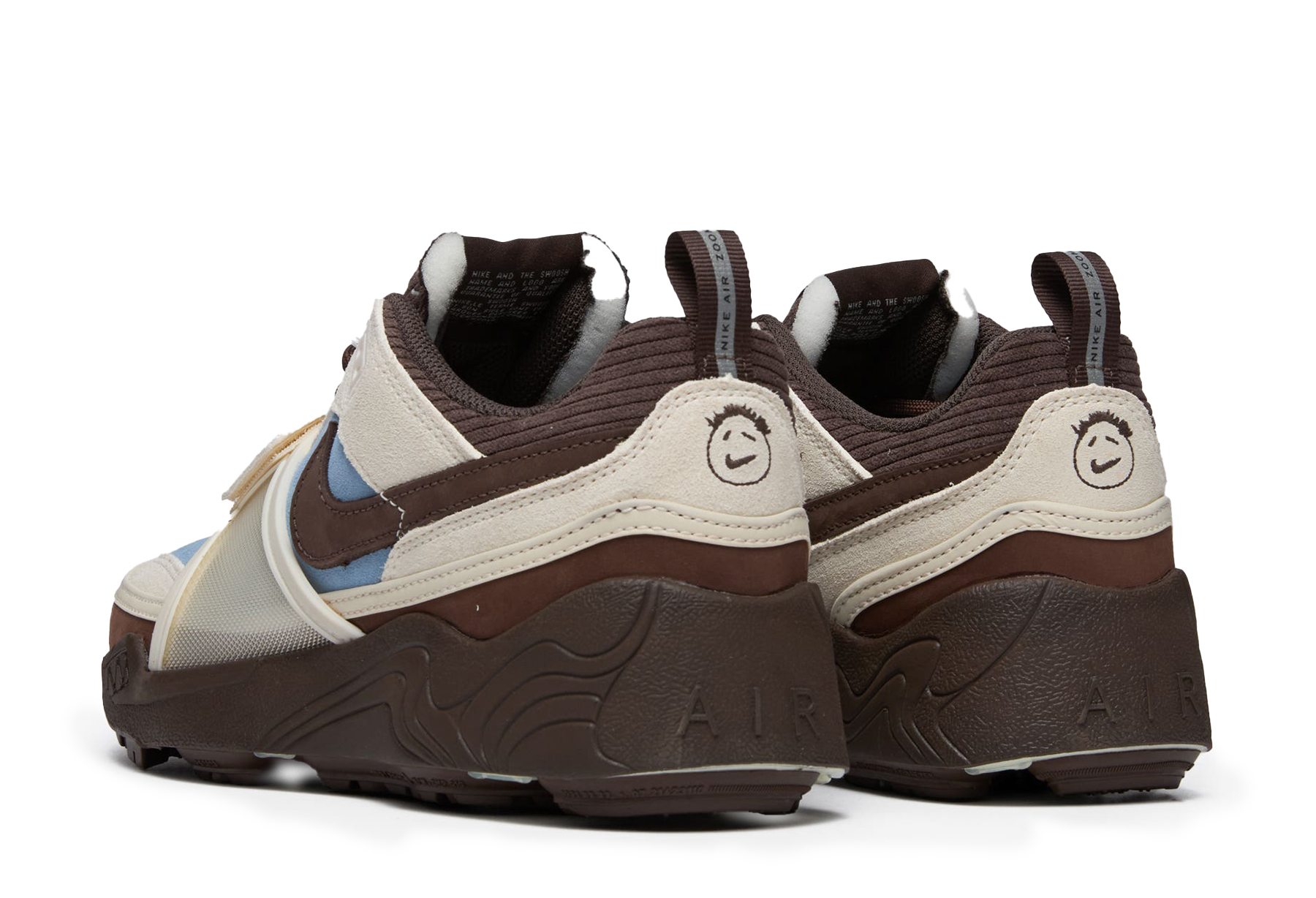 Nike x Travis Scott Zoom Field Jaxx 'Leche Blue' (2025) Leche Blue/Baroque Brown-Pale Ivory-Light Chocolate sneaker – authenticated on KLEKT