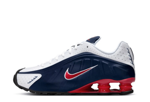Nike Shox R4 'Midnight Navy Red' (2025)
