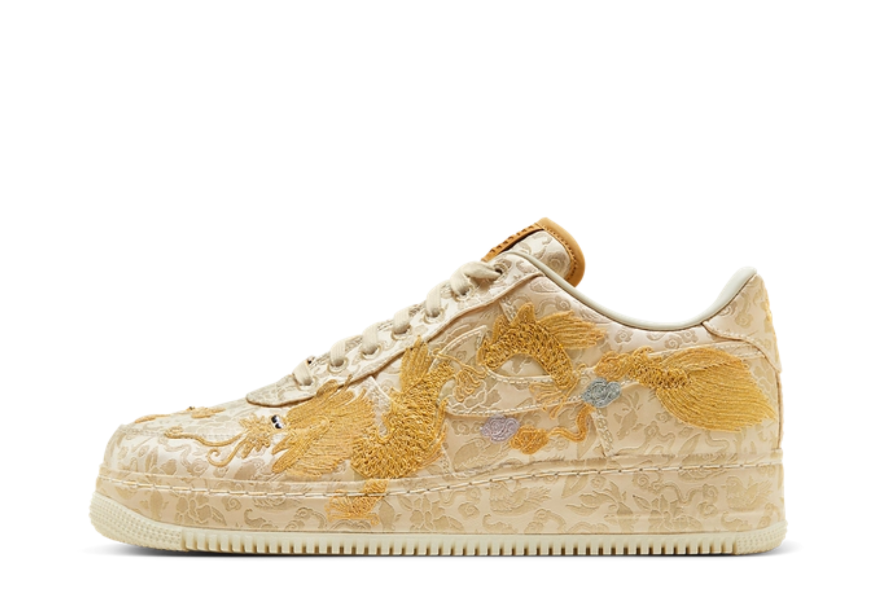 Nike Air Force 1 Low '07 Year of the Dragon' (2024) Metallic Gold/Metallic Gold-Lilac sneaker – authenticated on KLEKT