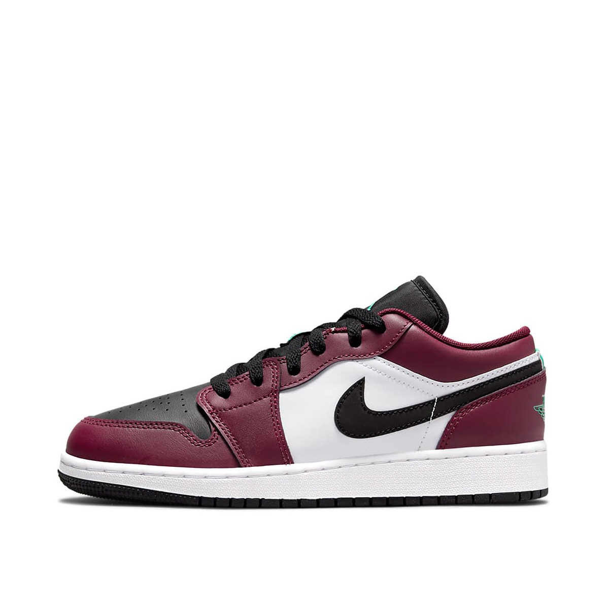 Air Jordan 1 Low SE Dark Beetroot Roma Green (GS) (2021) DARK BEETROOT/ROMA GREEN/WHITE/BLACK sneaker – authenticated on KLEKT