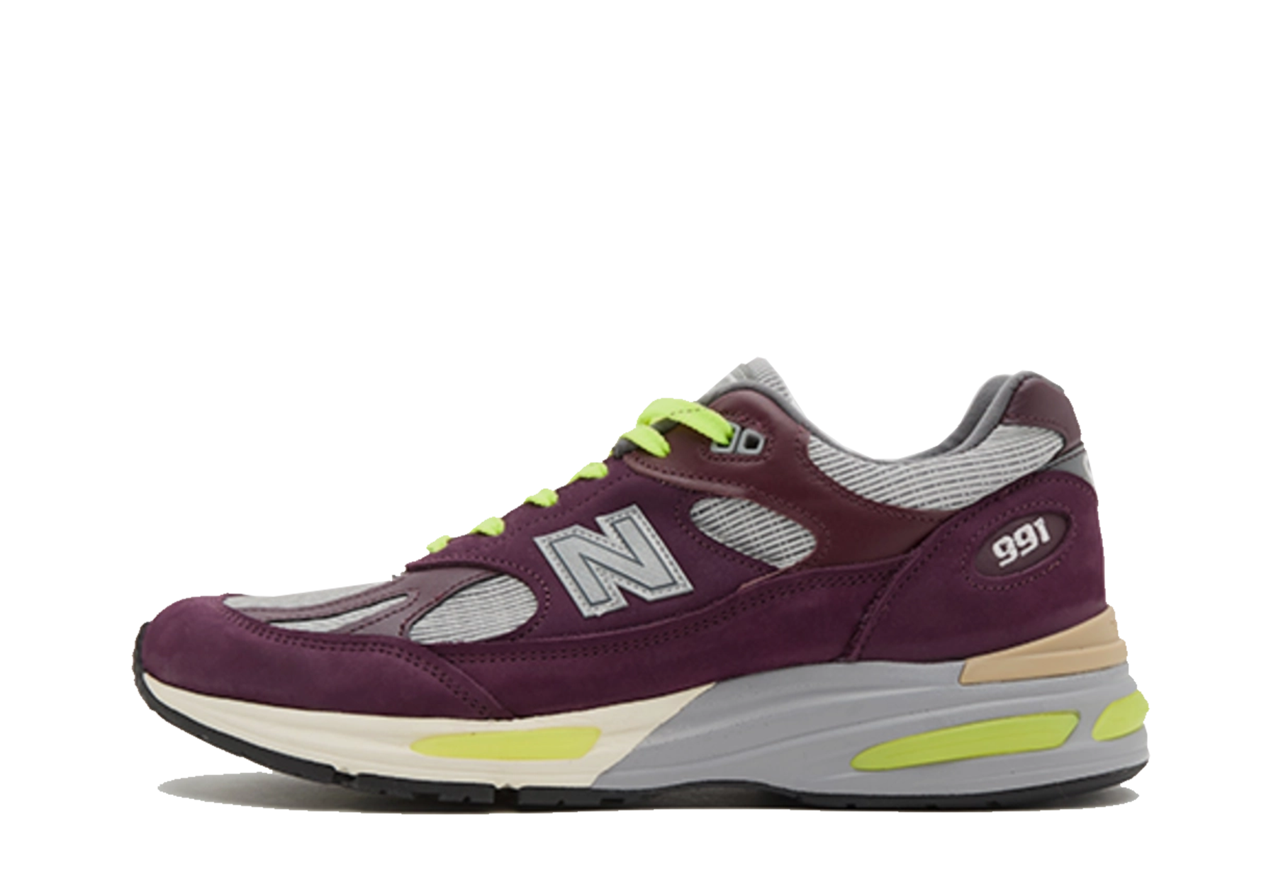 New Balance x Patta 991v2 'Pickled Beet' (2023) Burgundy/Silver sneaker – authenticated on KLEKT