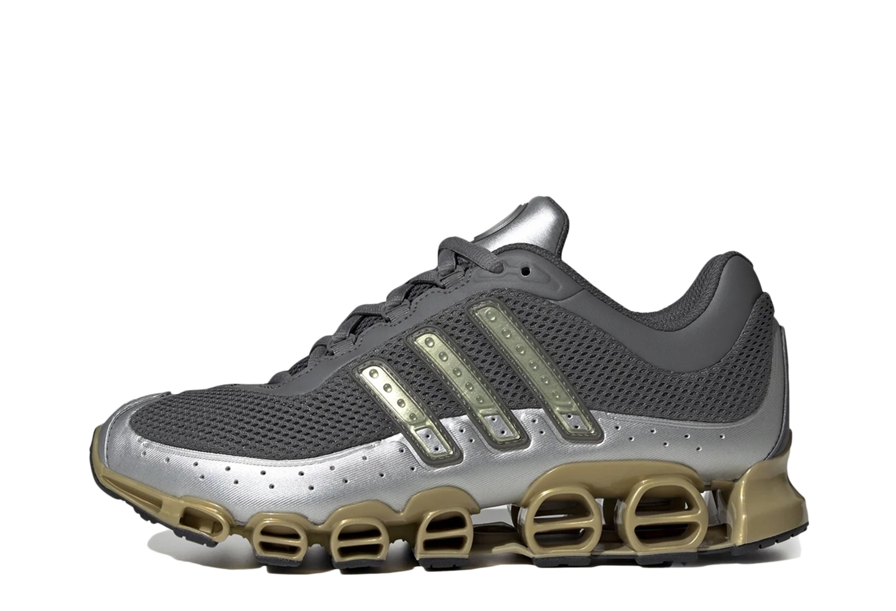 Adidas Megaride 'Grey' (2024) Grey Four/Gold Metallic/Silver sneaker – authenticated on KLEKT