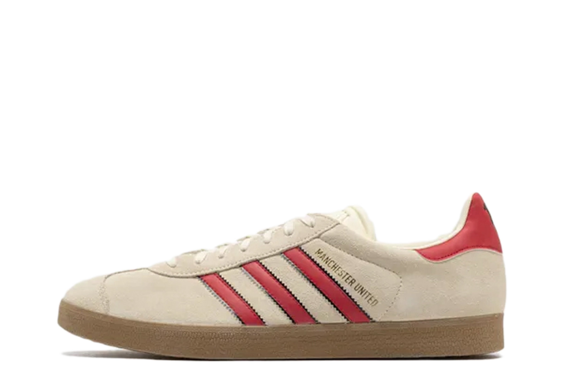 Asics Adidas x Manchester United Gazelle Terrace 'Cream' (2025) Cream White/Red/Black sneaker – authenticated on KLEKT