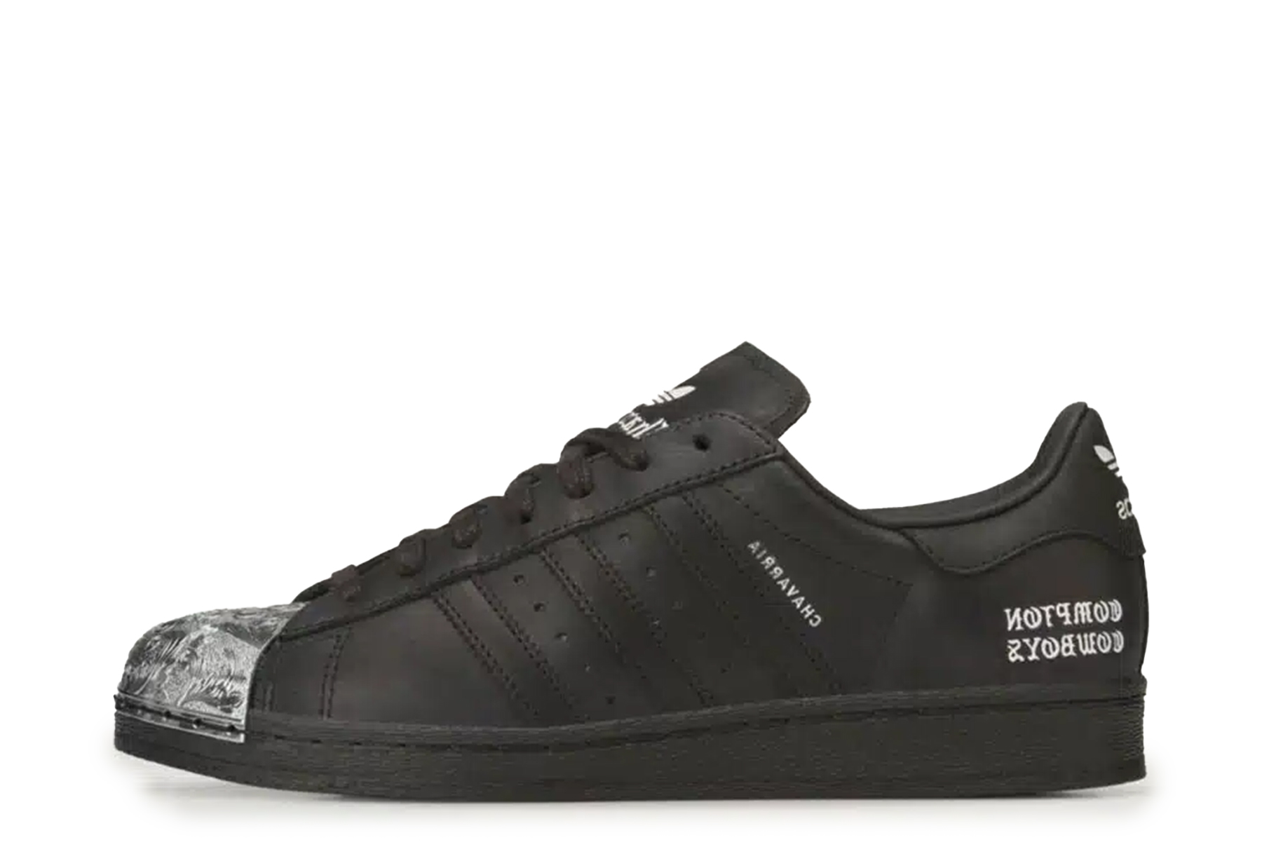 Adidas x Willy Chavarria Superstar 'Compton Cowboys' (2026) CORE BLACK sneaker – authenticated on KLEKT