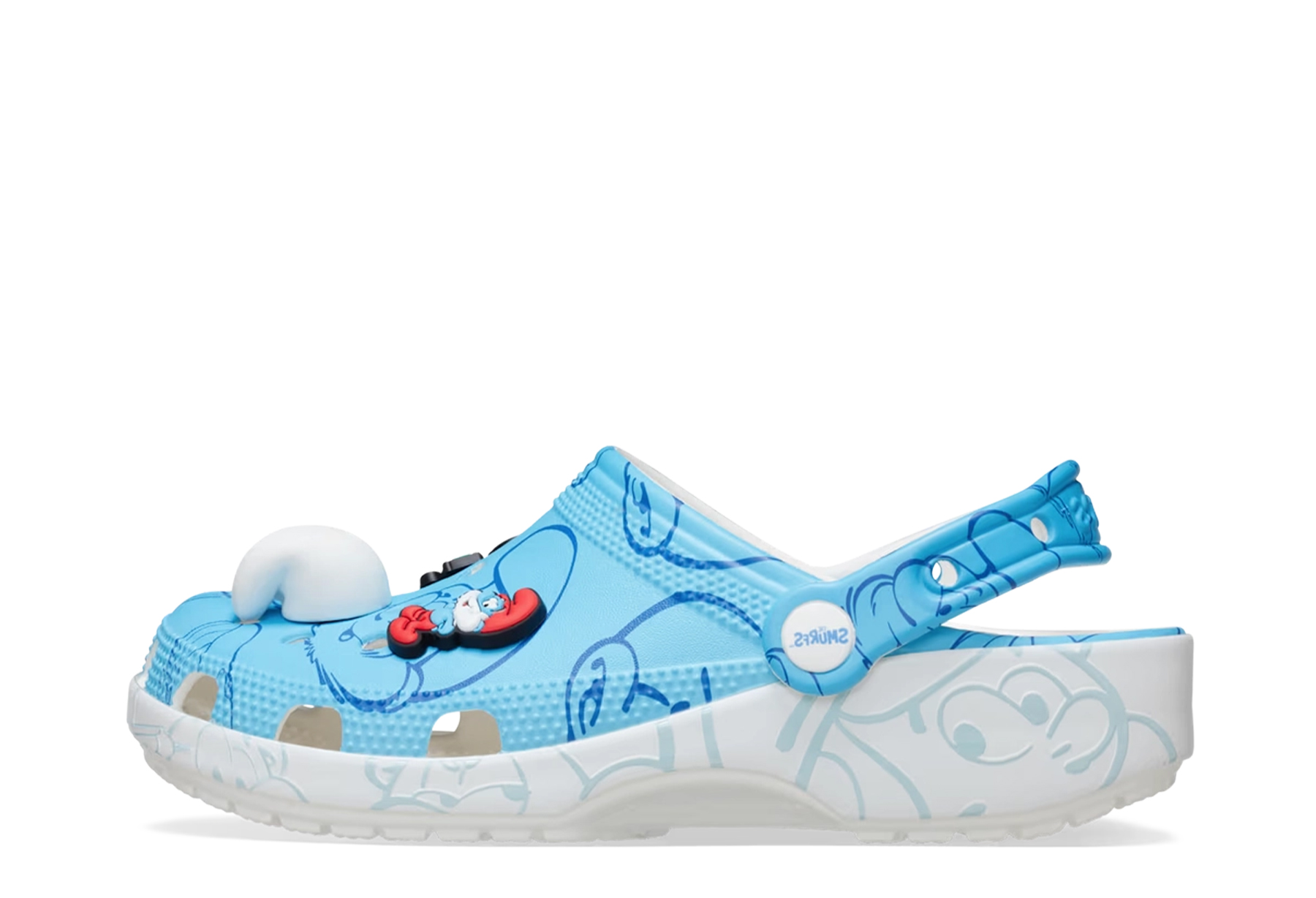 Crocs x The Smurfs Classic Clog 'Blue' (2025) Blue/Multi sneaker – authenticated on KLEKT