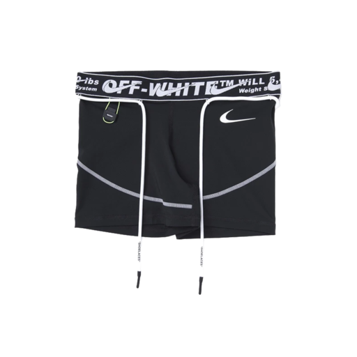 Off White x Nike WMNS Training Shorts Black (2020)