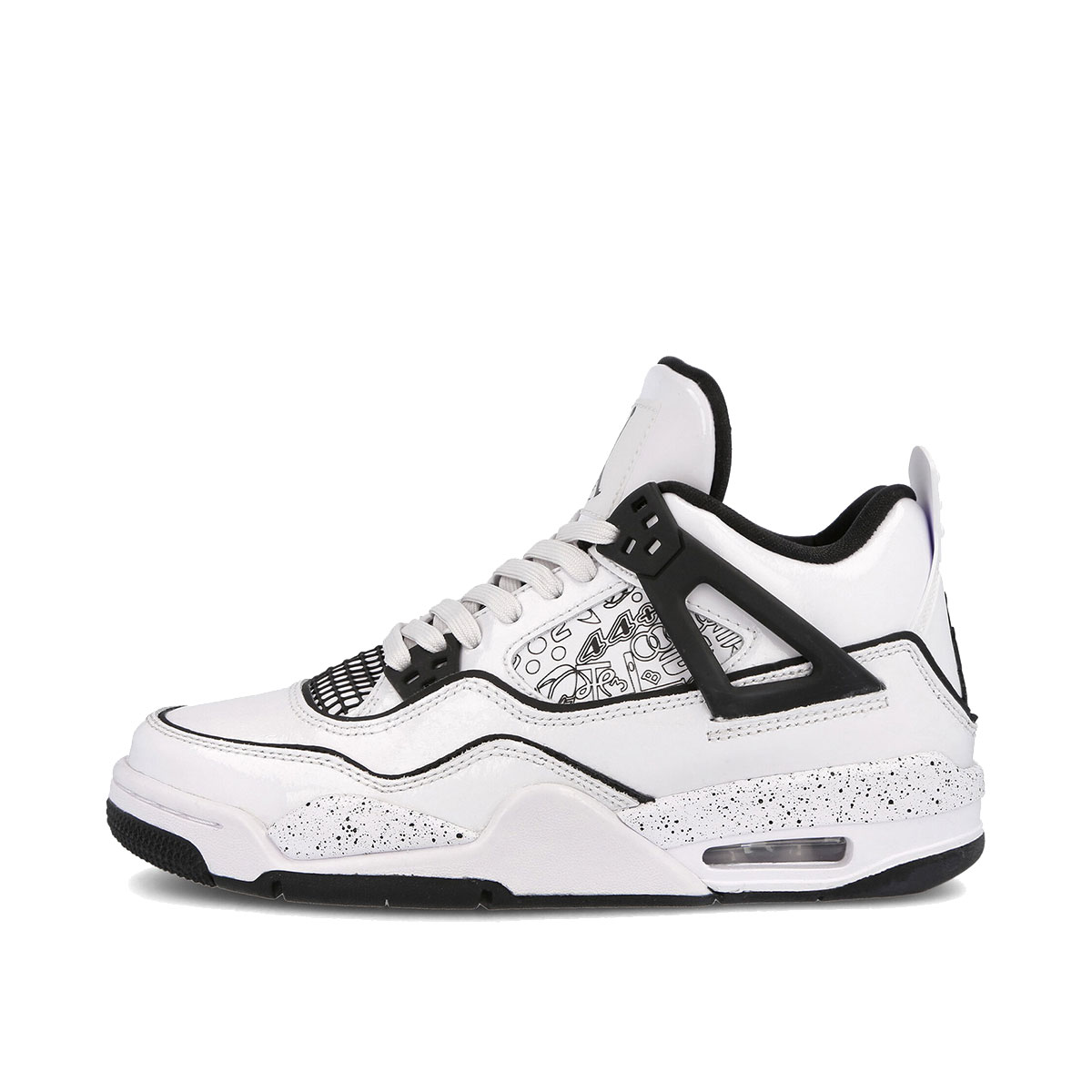 Air Jordan 4 Retro SE DIY (GS) (2021) WHITE/BLACK/VOLT sneaker – authenticated on KLEKT