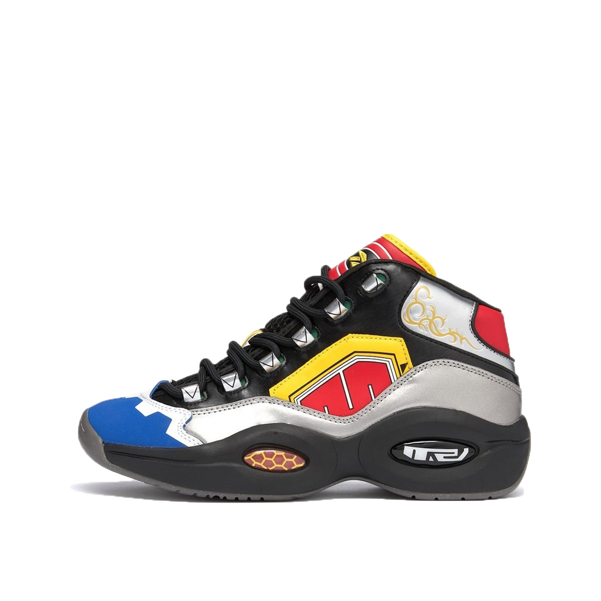 Reebok Question Mid Power Rangers Megazord (PS) (2021) BLACK/SILVER/MULTI-COLOR sneaker – authenticated on KLEKT