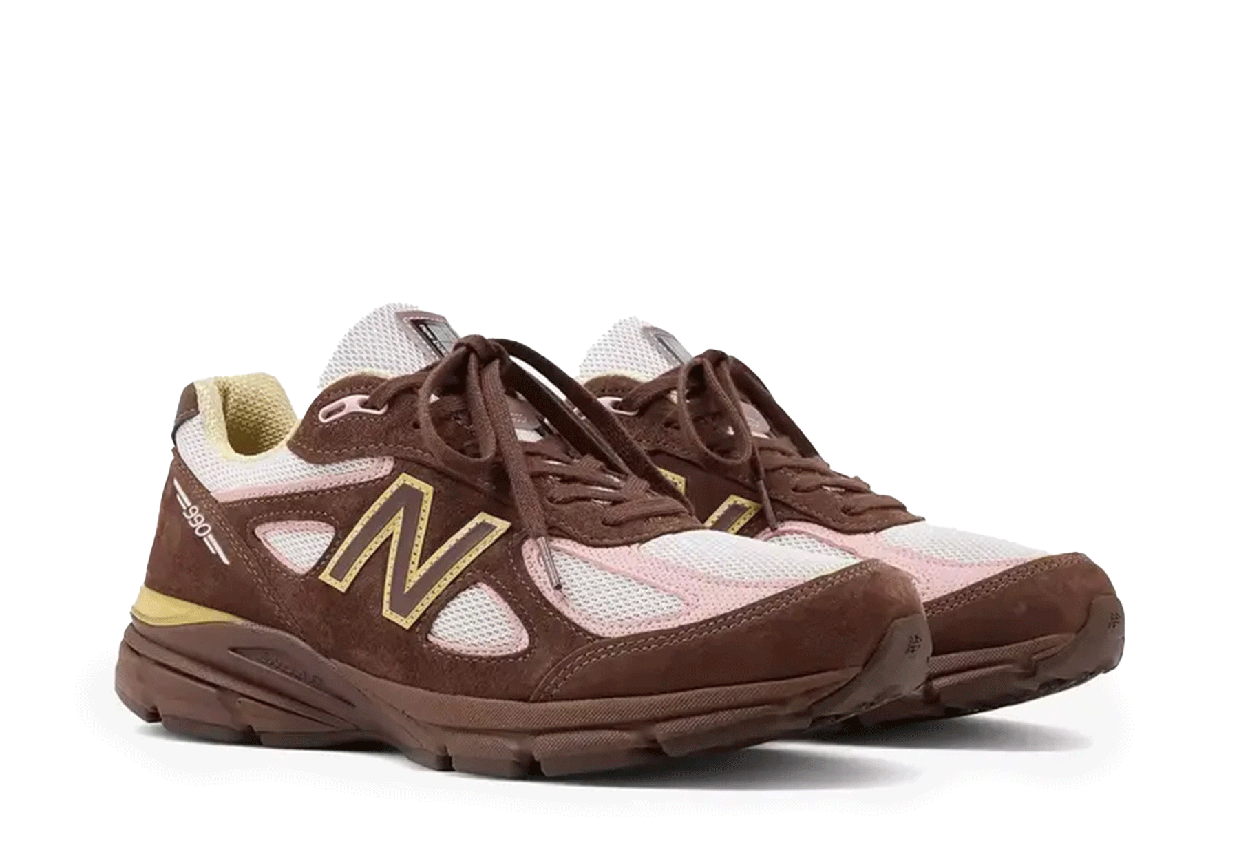 New Balance 990v4 Made in USA 'Pumpernickel' (2026) Pumpernickel/Pink Chalk sneaker – authenticated on KLEKT