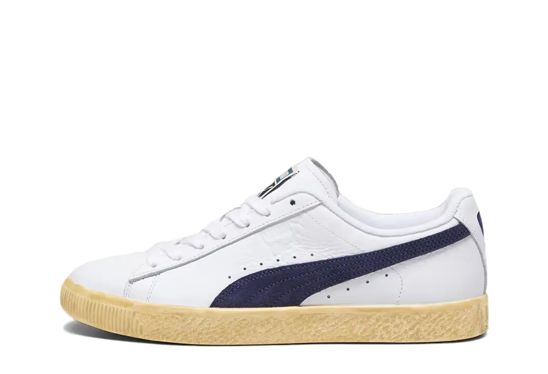 Puma Clyde Vintage White Navy (2023) WHITE/NAVY sneaker – authenticated on KLEKT