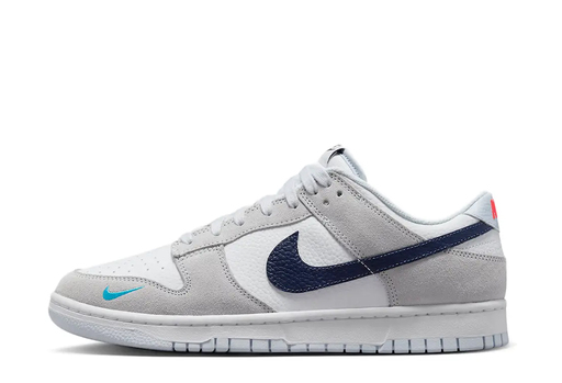 Nike Dunk Low Mini Swoosh Grey Navy (2023)