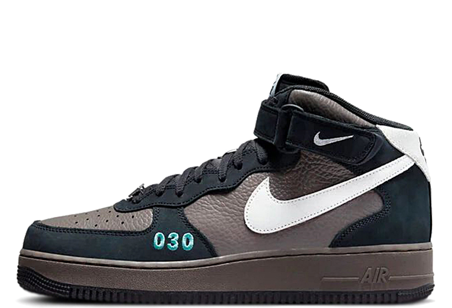 Nike Air Force 1 Mid Berlin (2022) CAVE STONE/WHITE-OFF NOIR-WASHED TEAL sneaker – authenticated on KLEKT