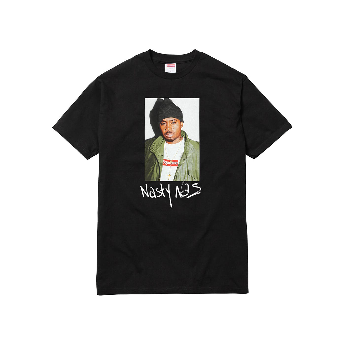 Supreme Nas T-Shirt Tee Black (FW17) sneaker – authenticated on KLEKT