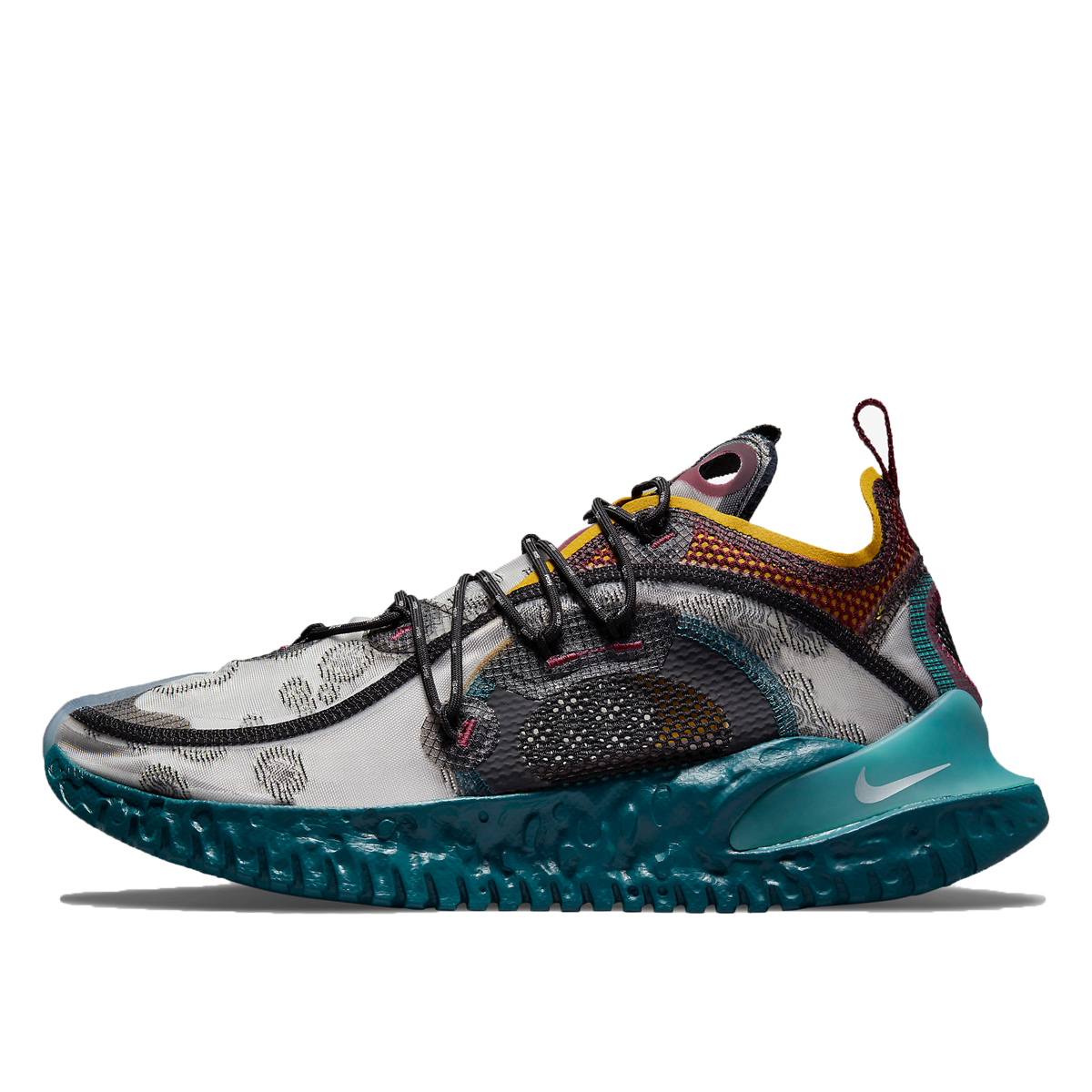 Nike ISPA Flow 2020 Black Turquoise Gold (2021) BLACK/SPORT TURQUOISE-UNIVERSITY GOLD sneaker – authenticated on KLEKT