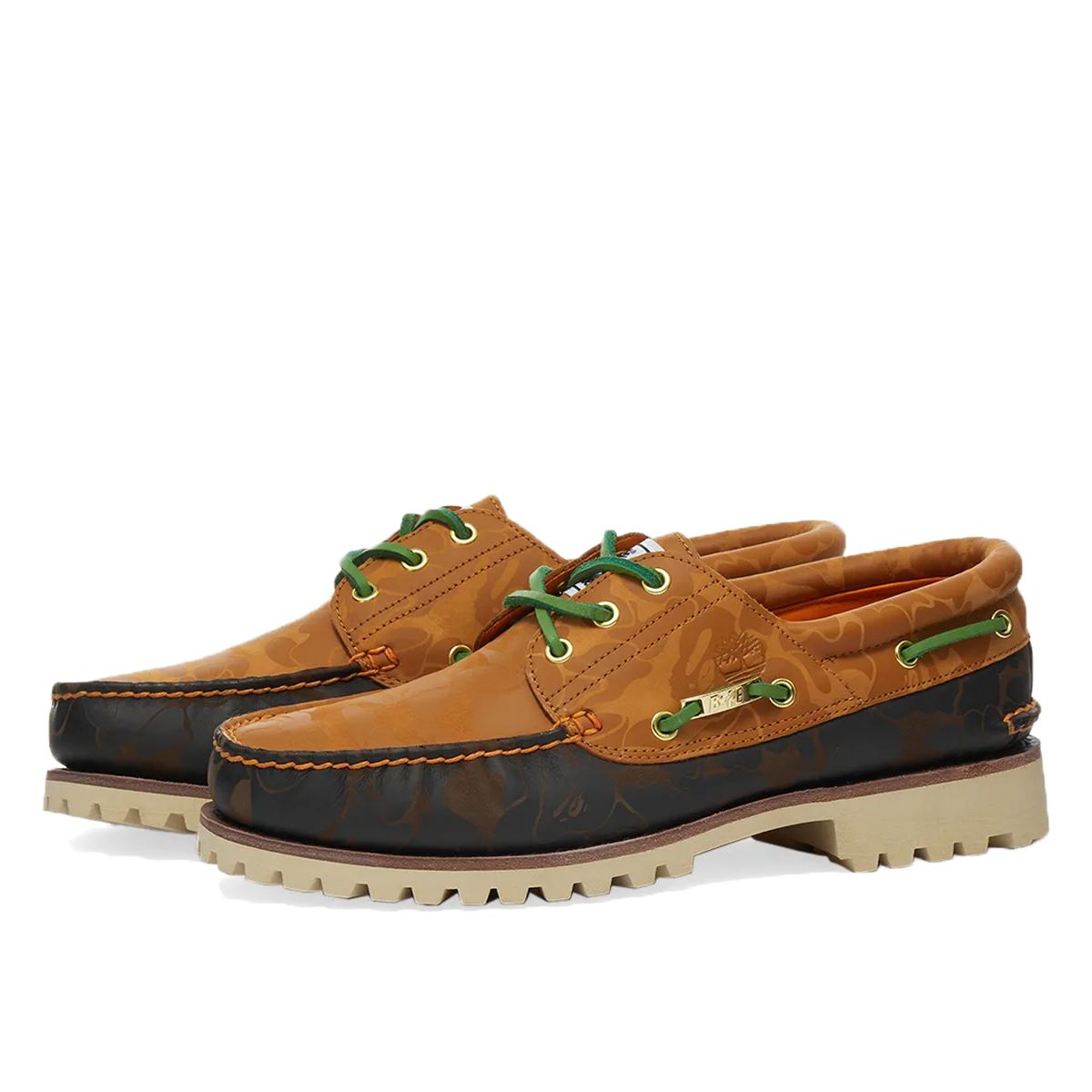 Timberland x BAPE Authentic 3 Eye Lug Shoe Wheat Chocolate (2021) WHEAT/CHOCOLATE sneaker – authenticated on KLEKT