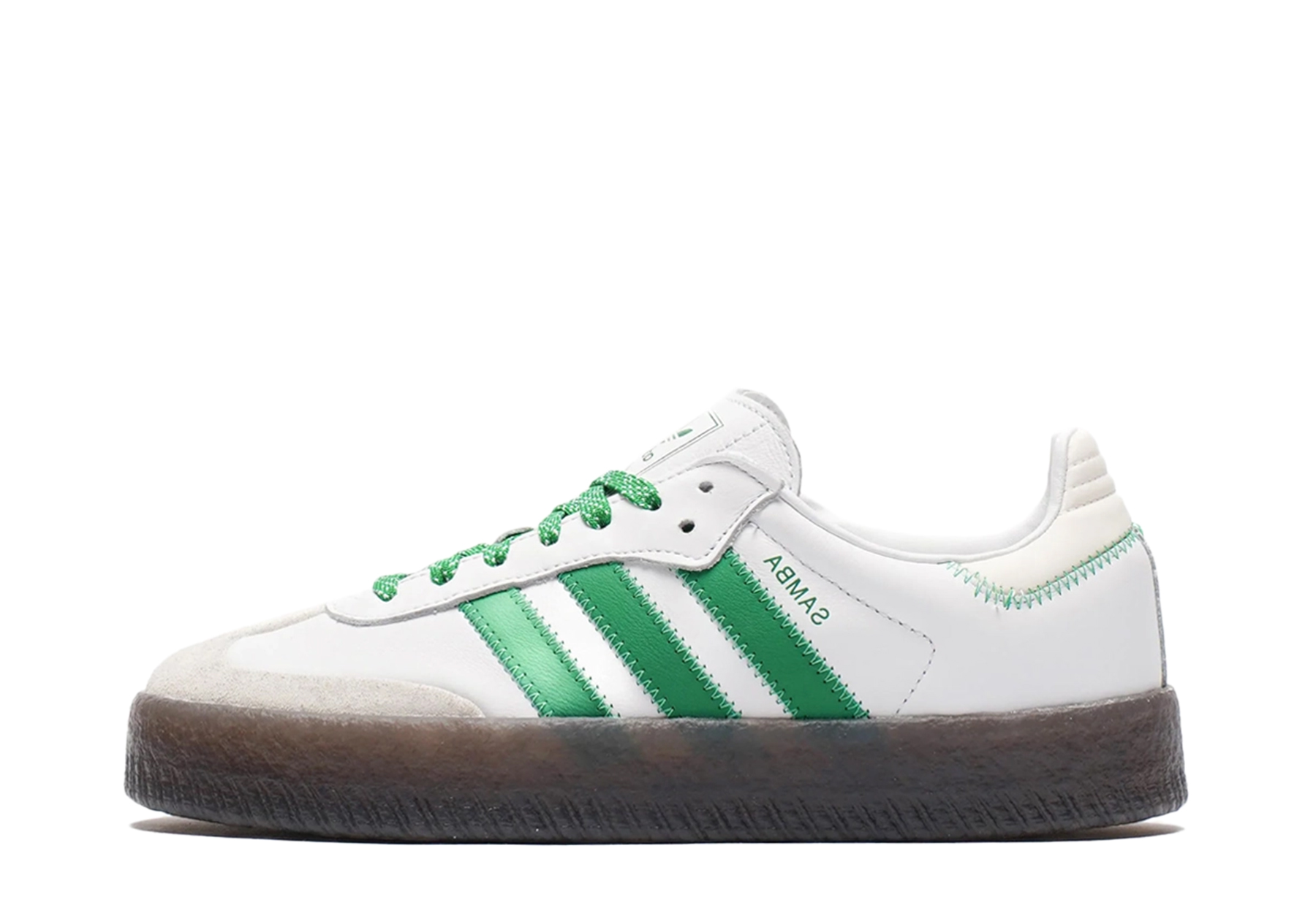 Adidas Samba WMNS 'Green' (2024) Footwear White/Green/Off White sneaker – authenticated on KLEKT