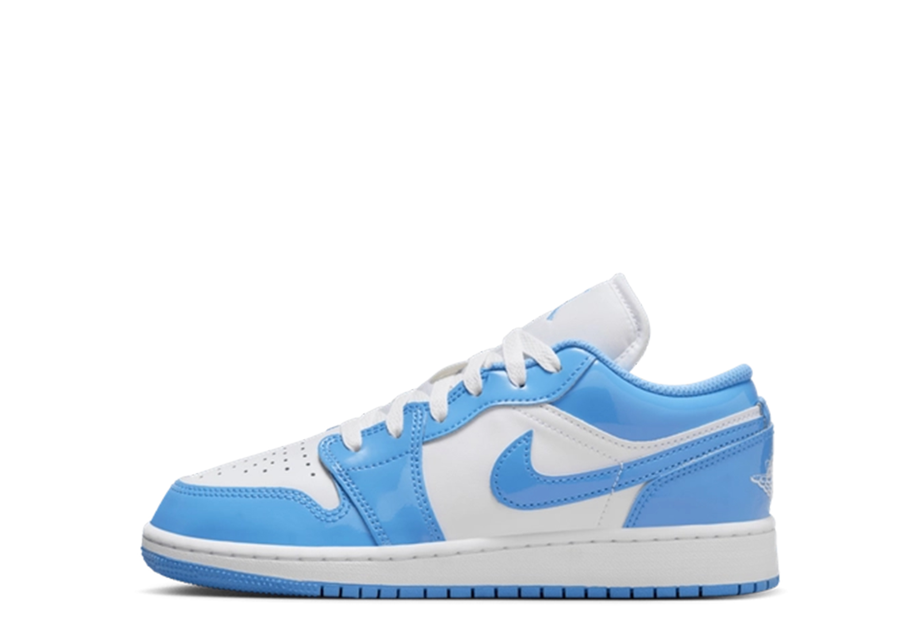 Air Jordan 1 Low SE GS 'Legend Blue Patent' (2024) White/Legend Blue sneaker – authenticated on KLEKT