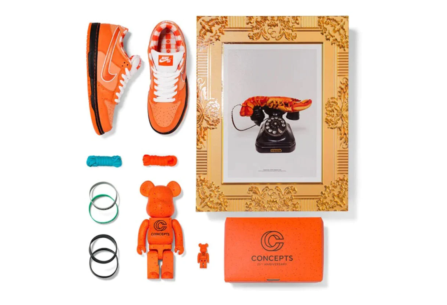 Nike SB x Concepts Dunk Low 'Orange Lobster' (2022) Special Box ORANGE/ORANGE-WHITE sneaker – authenticated on KLEKT