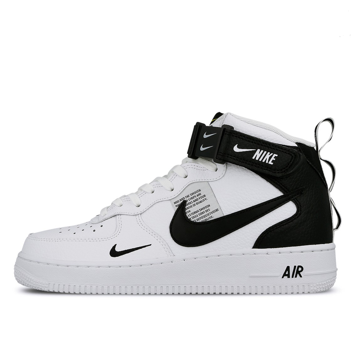Nike Air Force AF 1 Mid '07 LV8 White Black sneaker – authenticated on KLEKT
