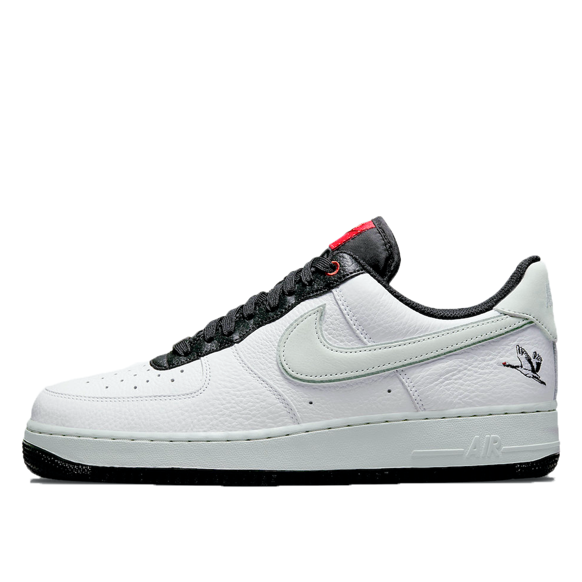 Daniel Arsham Air Force 1 Low Milky Stork (2021) White/Photon Dust/Black/Chile Red sneaker – authenticated on KLEKT