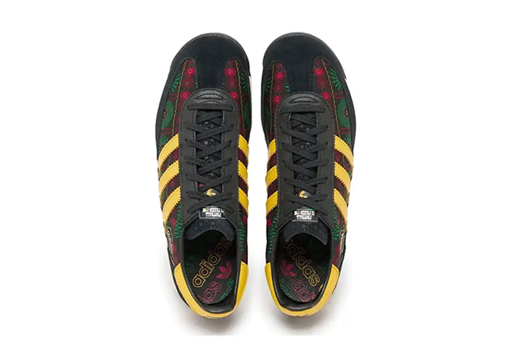 Adidas x Bob Marley x Jamaica Football Federation SL72 RS 'Home' (2026) Black/Yellow/Red sneaker – authenticated on KLEKT