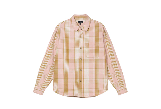 Stussy Laguna Plaid Shirt Pink (FW22)