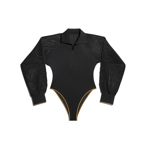 Adidas Ivy Park Mesh Sleeve Bodysuit Black/Mesa (FW20)