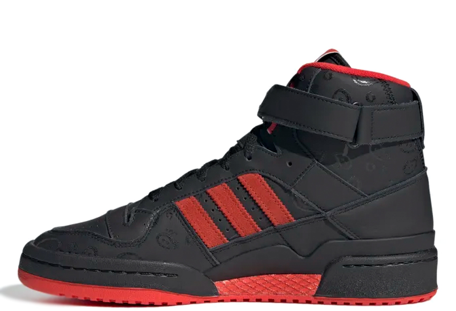 Adidas x KSI Forum Hi 'Black Red' (2022) Black/Red sneaker – authenticated on KLEKT