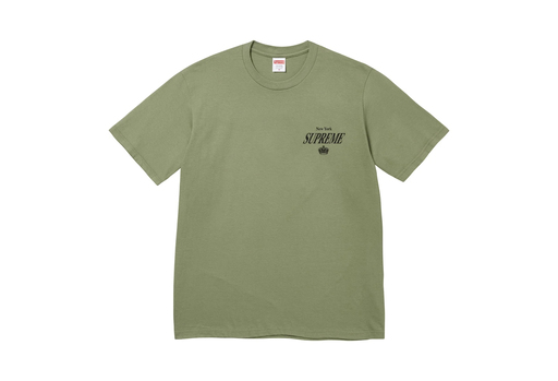 Supreme 4 Life Tee 'Light Olive' (FW24) – authenticated on KLEKT