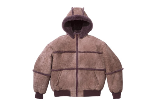 Supreme x MM6 Maison Margiela Hooded Shearling Bomber Jacket 'Brown' (SS26) – authenticated on KLEKT