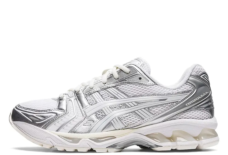 Asics Gel Kayano 14 x JJJJound Metallic Silver White Metallic Silver/White sneaker – authenticated on KLEKT