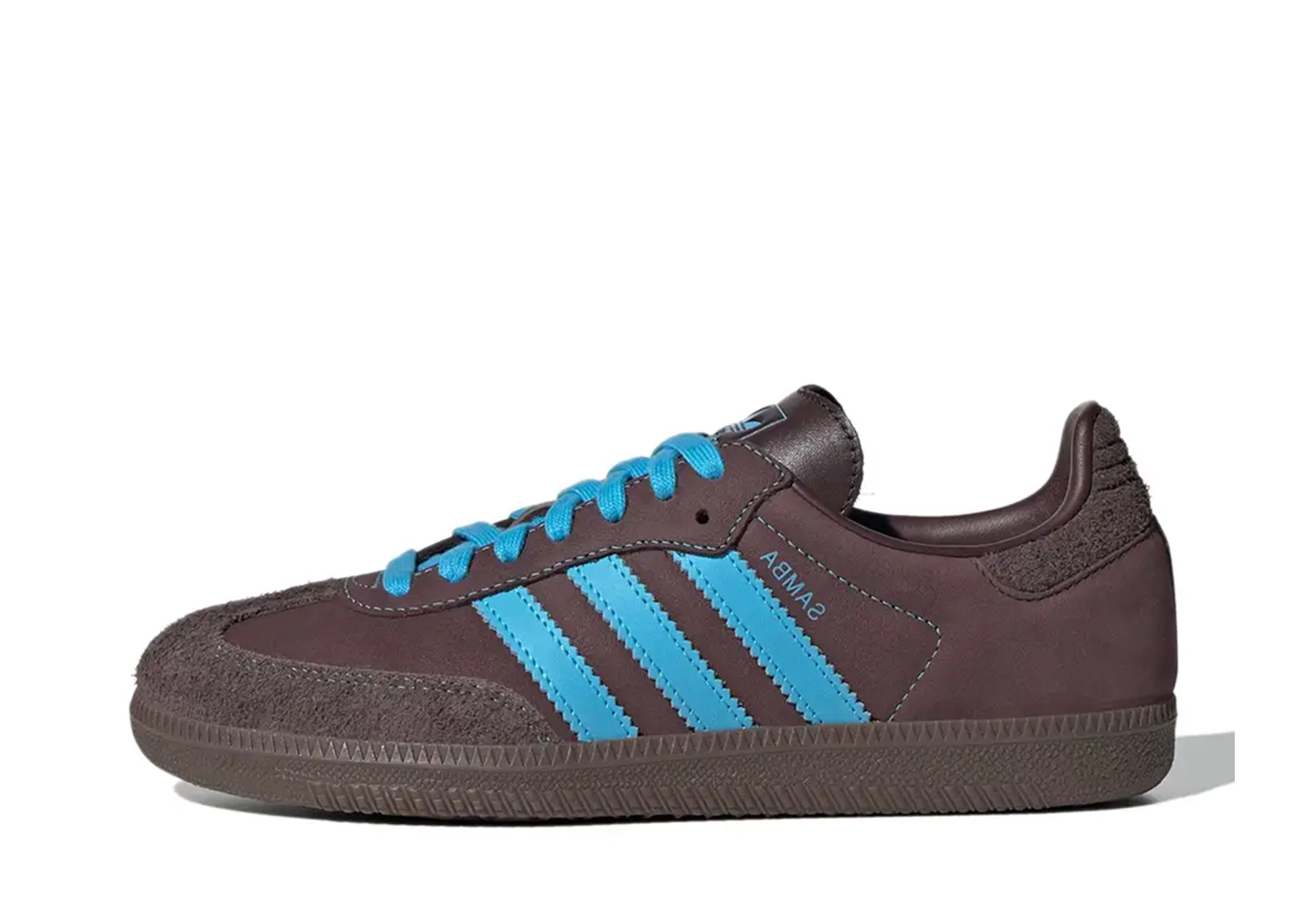 Adidas Samba OG 'Shadow Brown Sky Rush' (2025) Brown/Blue sneaker – authenticated on KLEKT