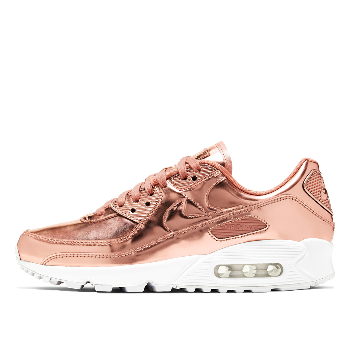 Nike Air Max 90 WMNS 'Metallic Pack' Rose Gold (2020) sneaker – authenticated on KLEKT