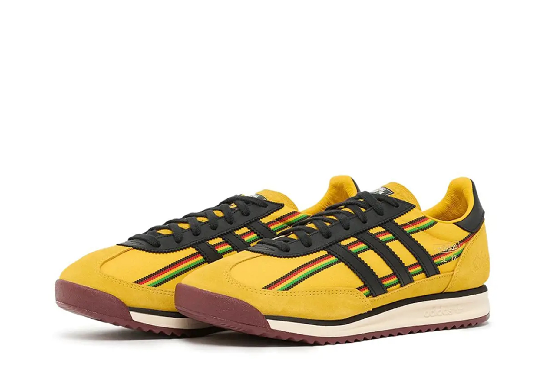 Adidas x Bob Marley x Jamaica Football Federation SL72 RS 'Away' (2026) Yellow/Black/White sneaker – authenticated on KLEKT