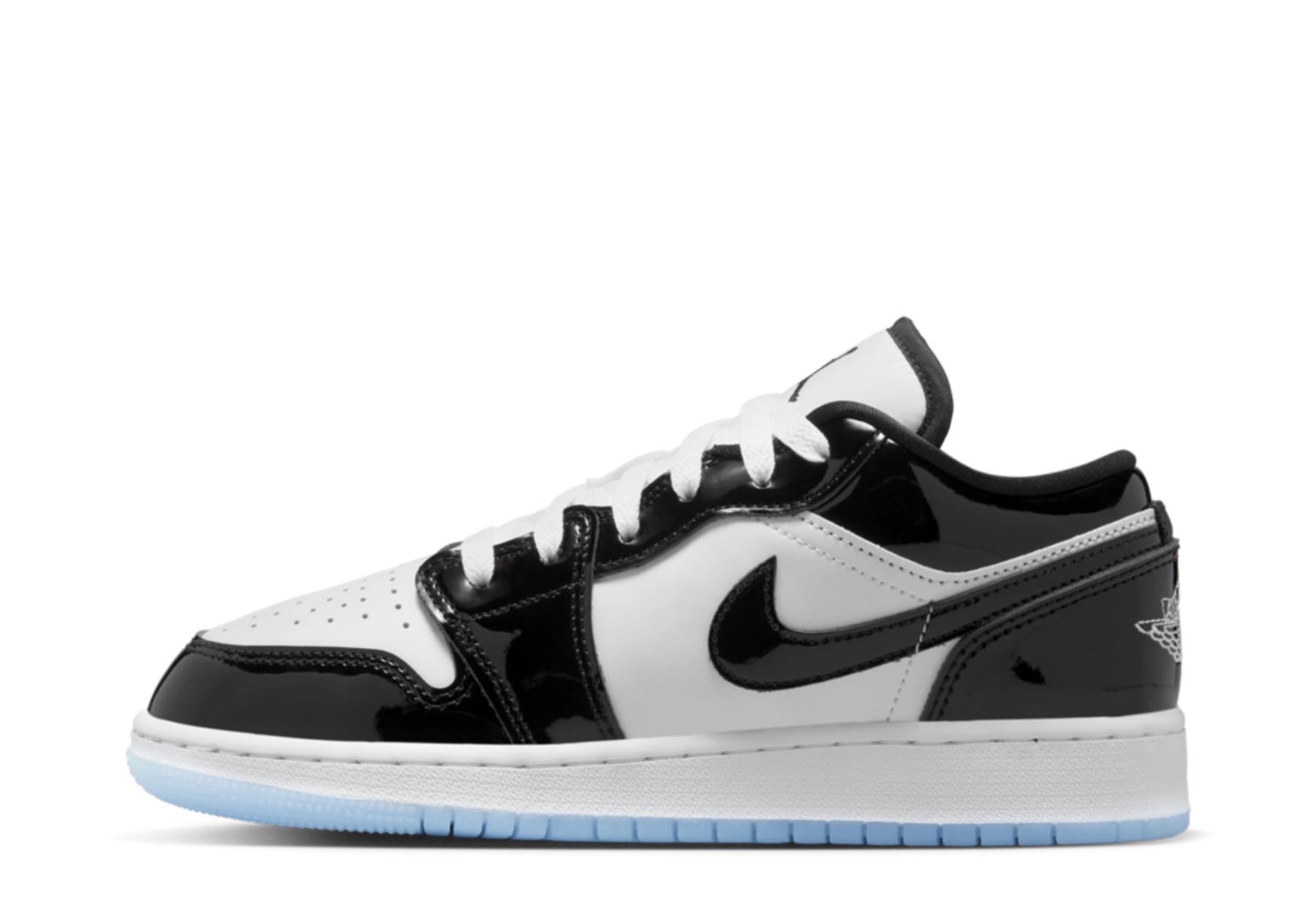 Air Jordan 1 Low SE GS 'Concord' (2023) White/Black/Light Blue sneaker – authenticated on KLEKT